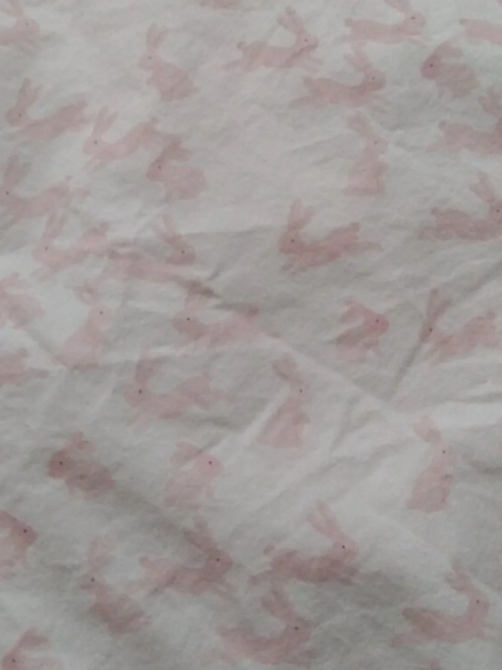 2 Pottery Barn Kids Pink Watercolor Bunny Organic Crib Fitted Sheets +pillowcase